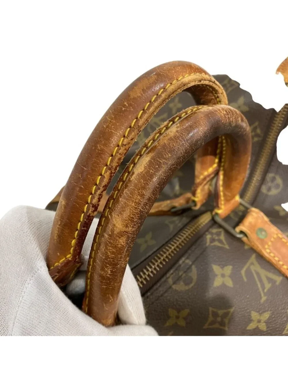 Louis Vuitton Keepall 50 Monogram Boston Bag Canvas